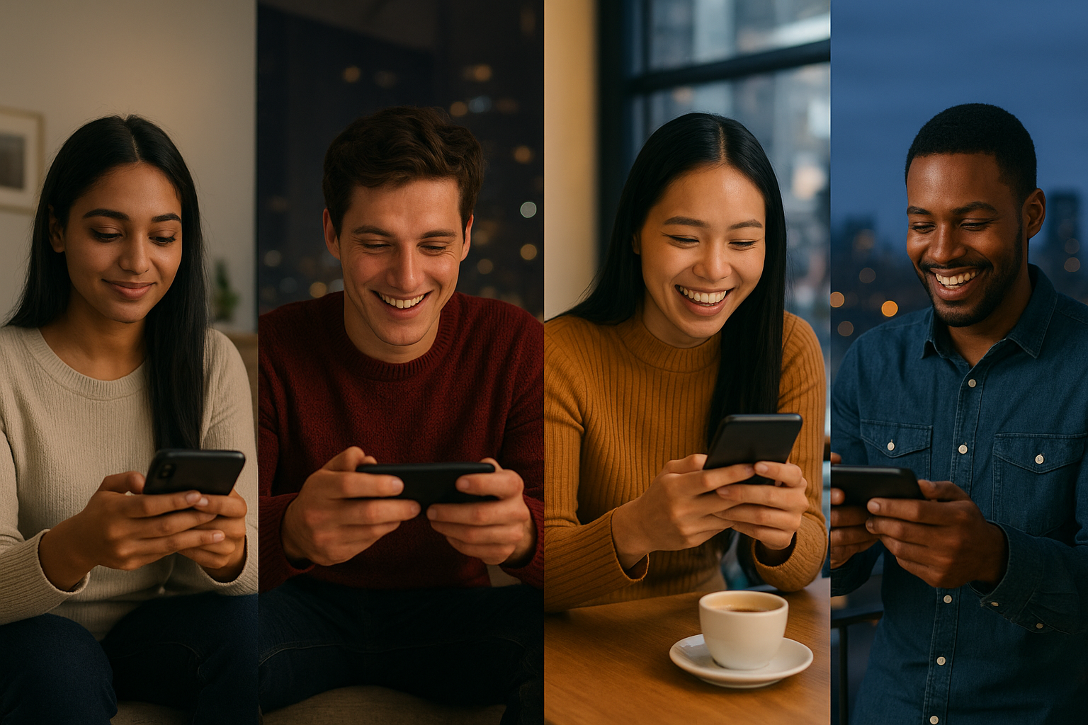 Friends in different cities playing Court Piece Multiplayer Card Game online together.